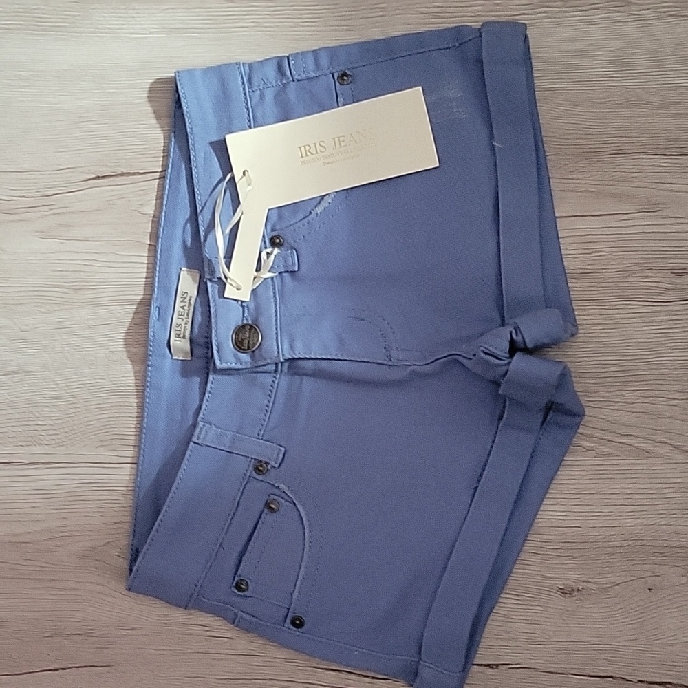 Iris blue xs jean short